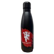 Man Utd Stainless Water Bottle Black