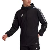 Mens Tiro 21 Black Windbreaker