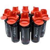8 Hygiene Water Bottles &amp;amp; Oval Carrier (1L)