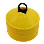 Yellow Saucer Cones - Set of 50