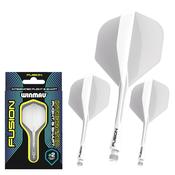 Fusion Integrated Flight &amp;amp; Shaft Solid White