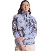 Womens Reedmace Mist Blue Half Zip Fleece image