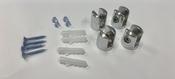 Chrome Glass Brackets image