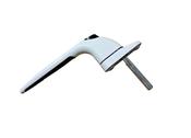White  Non Locking ( Black Button &amp; Grip ) Espag Handle image