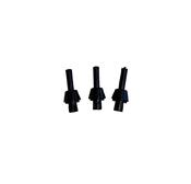 Black Bead Buttons for Aluminium Box Section