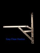 Side Hung Easy Clean 90 Degree Fire Escape Window Hinges / Friction Stays image