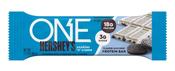 One Hershey's Cookies &amp; Cream Protein Bar. BB 9/26 image