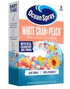 Ocean Spray White Cranberry &amp; Peach Sugar Free Singles To Go 25g