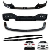 Gloss Black Full Body Kit for BMW 1 Series F20 F21 (2015-2019) M Sport Dual Exit Left — Body-Styling-Ireland