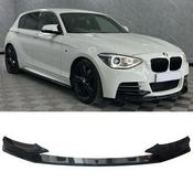 Gloss Black Front Splitter for BMW 1 Series Pre F20 (2012-2015) M Sport — Body-Styling-Ireland