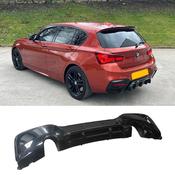 Gloss Black Rear Diffuser for BMW 1 Series F20 (2015-2019) M Sport — Body-Styling-Ireland