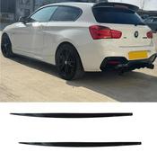 Gloss Black Side Skirts for BMW 1 Series F20 (2011-2019) M Sport — Body-Styling-Ireland