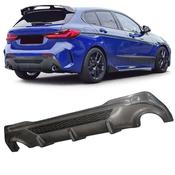 Carbon Look Rear Diffuser for BMW 1 Series F40 (2018-2024) M Sport Dual Exit — Body-Styling-Ireland