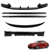 Gloss Black Full Body Kit for BMW 2 Series F22 (2014-2021) M Sport Dual Exit — Body-Styling-Ireland
