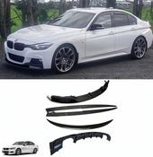 Carbon Look Full Body Kit for BMW 3 Series F30 (2012-2018) M Sport Quad Exit — Body-Styling-Ireland