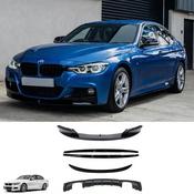 Gloss Black Full Body Kit for BMW 3 Series F30 (2012-2018) M Sport Dual Exit — Body-Styling-Ireland