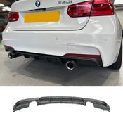 Matte Black V3 Rear Diffuser for BMW 3 Series F30 F35 M Sport Dual Exit — Body-Styling-Ireland