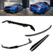 Gloss Black Full Body Kit for BMW 3 Series G20 G28 (2018+) M Sport Dual Exit — Body-Styling-Ireland image