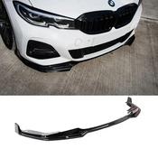 Gloss Black Front Splitter for BMW 3 Series G20 G21 (2018-2021) M Sport — Body-Styling-Ireland image