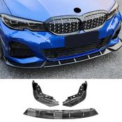 Gloss Black V2 Front Splitter for BMW 3 Series G20 (2018-2022) M Sport — Body-Styling-Ireland