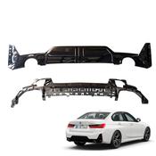 Gloss Black Rear Diffuser for BMW 3 Series G20 (2022+) M Sport Dual Exit — Body-Styling-Ireland