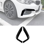 Gloss Black Canards for BMW 4 Series &amp; F32 F36 (2014-2020) M Sport — Body-Styling-Ireland