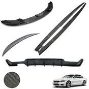 Carbon Look Full Body Kit for BMW 4 Series F32 (2014-2020) M Sport Dual Exit Left — Body-Styling-Ireland