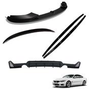 Matte Black Full Body Kit for BMW 4 Series F32 (2014-2020) M Sport Dual Exit — Body-Styling-Ireland