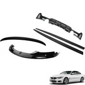 Gloss Black V2 Full Body Kit for BMW 4 Series F36 (2014-2021) M Sport Dual Exit — Body-Styling-Ireland