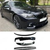 Gloss Black Full Body Kit for BMW 5 Series F10 F18 M Sport Dual Exit Left 2010-2017 — Body-Styling-Ireland