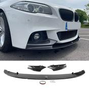 Carbon Look Front Splitter for BMW 5 Series F10 F18 (2010-2017) M Sport — Body-Styling-Ireland