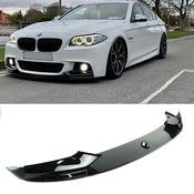 Gloss Black Front Splitter for BMW 5 Series F10 (2010-2017) M Sport — Body-Styling-Ireland