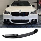 Matte Black M Performance Front Splitter for BMW 5 Series F10 F11 (2009-2017) M Sport — Body-Styling-Ireland