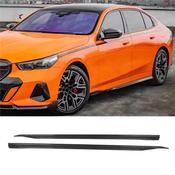 Carbon Look Side Skirts for BMW 5 Series G60 (2024+) M Sport — Body-Styling-Ireland