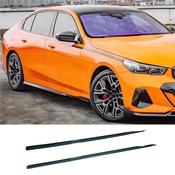 Gloss Black Side Skirts for BMW 5 Series G60 (2024+) M Sport — Body-Styling-Ireland