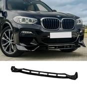 Gloss Black V1 Front Splitter for BMW X3 G01 (2017-2021) M Sport — Body-Styling-Ireland