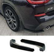 Gloss Black V2 Front Splitter for BMW X3 G01 (2017-2021) M Sport — Body-Styling-Ireland