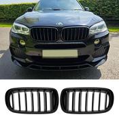 Gloss Black Single Slat Front Grille for BMW X5 F15 (2013-2018) — Body-Styling-Ireland