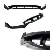 Gloss Black Black Knight Front Splitter for BMW X5 G05 (2018-2022) M Sport — Body-Styling-Ireland