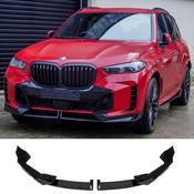 Gloss Black Front Splitter for BMW X5 G05 (2023+) M Sport — Body-Styling-Ireland