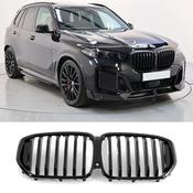 Gloss Black Single Slat Front Grille for BMW X5 G05 (2023+) — Body-Styling-Ireland