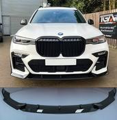 Gloss Black Black Knight Front Splitter for BMW X7 G07 (2018-2023) M Sport — Body-Styling-Ireland