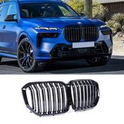 Gloss Black Double Slat Front Grille for BMW X7 G07 (2018-2023) — Body-Styling-Ireland