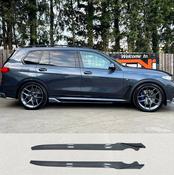 Carbon Look Black Knight Side Skirts for BMW X7 G07 (2018-2023) M Sport — Body-Styling-Ireland