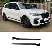 Gloss Black Black Knight Side Skirts for BMW X7 G07 (2018-2023) M Sport — Body-Styling-Ireland