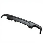 Matte Black Rear Diffuser for BMW 5 Series F10 (2009-2017) M Sport Quad Exit — Body-Styling-Ireland