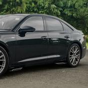 Audi A6 / S6 C8 S-Line Rear Valance and Side Splitters, Gloss Black — Body-Styling-Ireland
