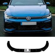 Gloss Black Front Splitter for Volkswagen Golf Mk8.5 Facelift GTI R R-Line (2024-) — Body-Styling-Ireland image