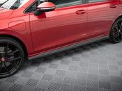 Gloss Black V.1 Side Skirt Diffusers for VW Golf Mk8 &amp; Mk8.5 GTI GTD GTE Clubsport R-Line (2020-) — Body-Styling-Ireland image