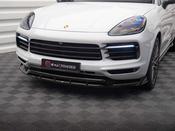 Gloss Black Front Splitter for Porsche Cayenne Coupe / SUV Mk3 (2019-2023) — Body-Styling-Ireland image